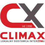 Logo CX CLIMAX - od 1998 Lokalny Dostawca Internetu